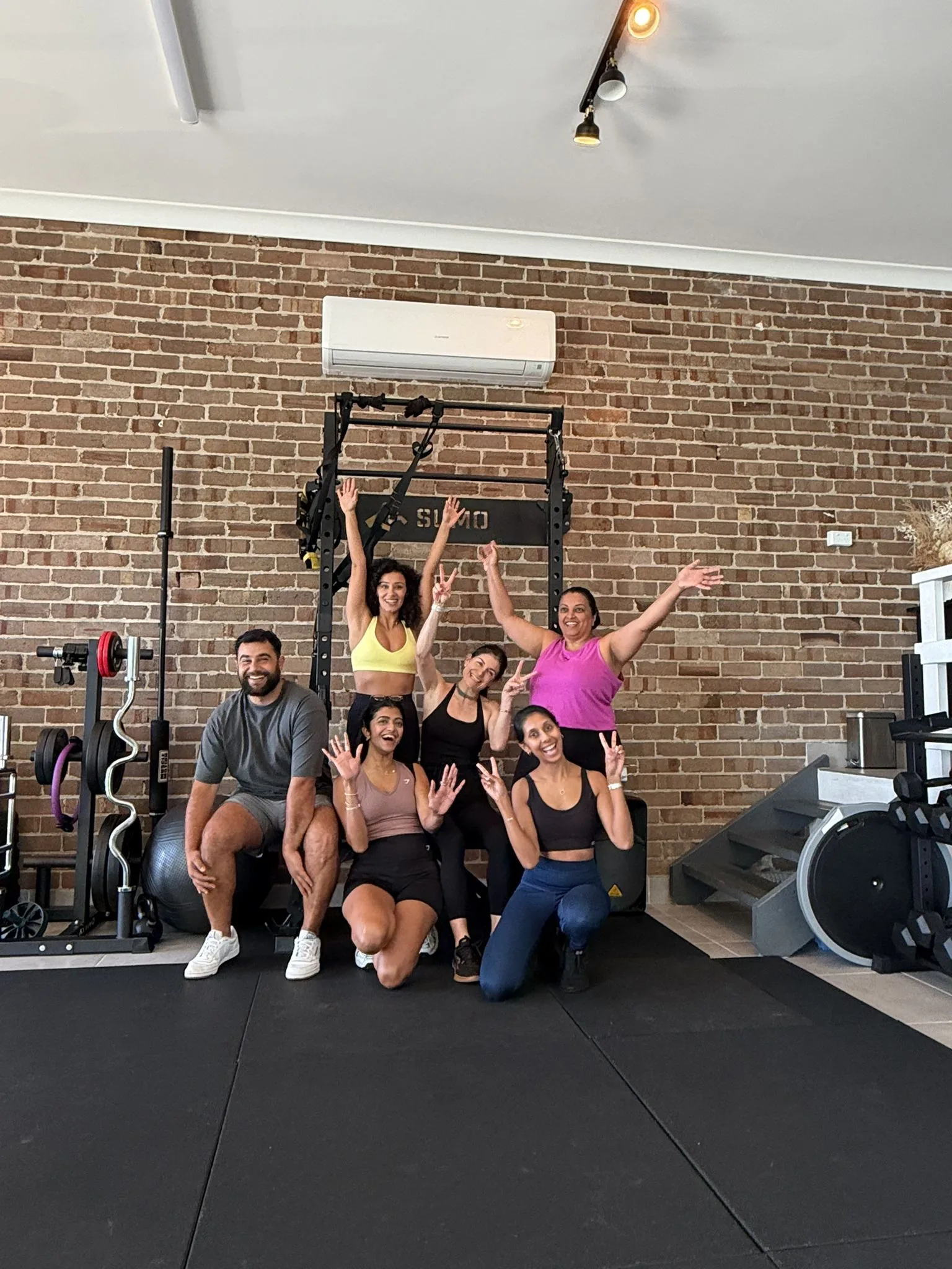 The Adiyoga community gathered together at the Earlwood studio